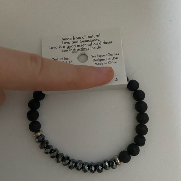 Hemp lava diffuser bracelet - Picture 2 of 2